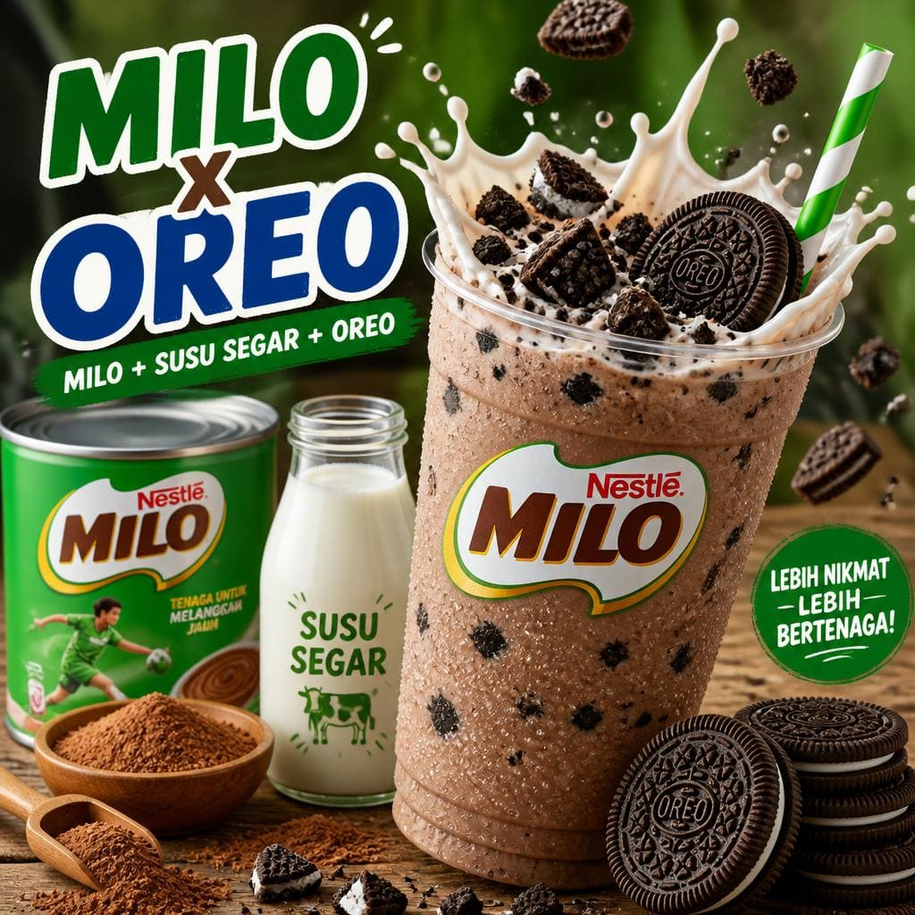 Milo x Oreo dari Kopi Kisah Kita